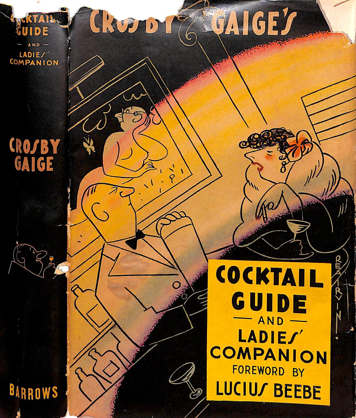 "Crosby Gaige's Cocktail Guide And Ladies' Companion" 1946 GAIGE, Crosby