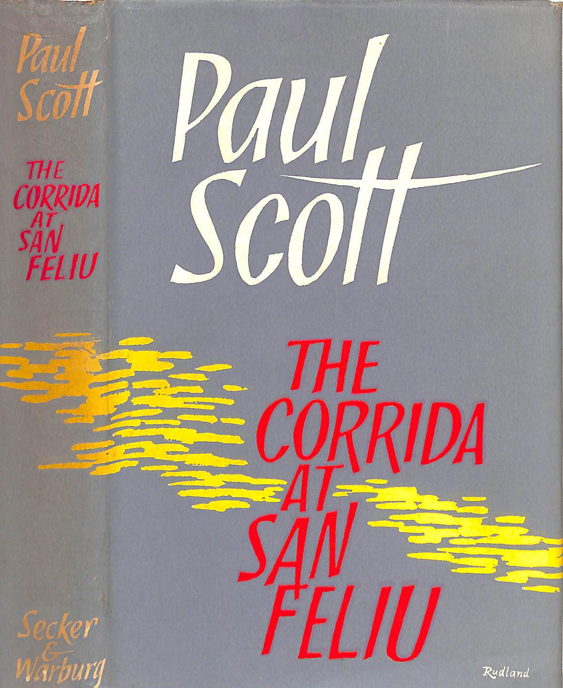 "The Corrida At San Feliu" 1964 SCOTT, Paul