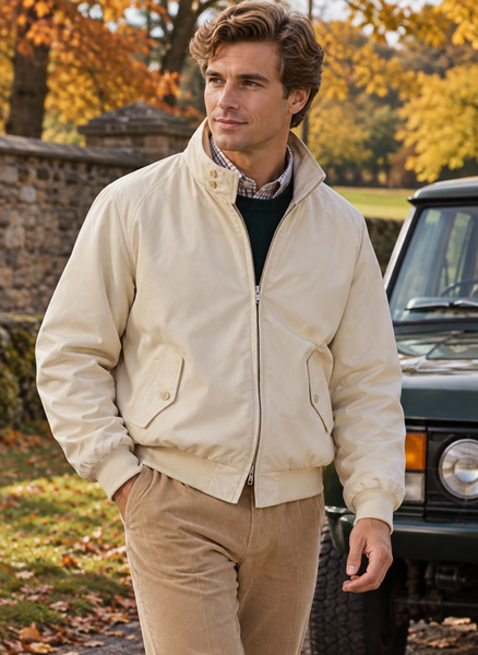 Baracuta Four Climes G9 Harrington Natural Jacket Made In England w/ R