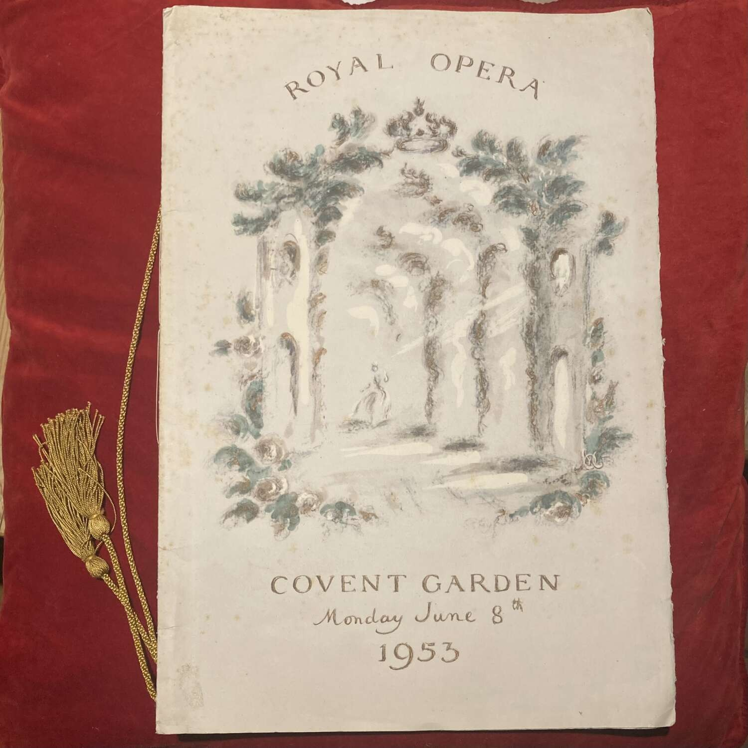 Oliver Messel “Gloriana” 1953 Coronation Royal Gala Performance Royal Opera Covent Garden Programme