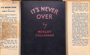 "It's Never Over" 1930 CALLAGHAN, Morley