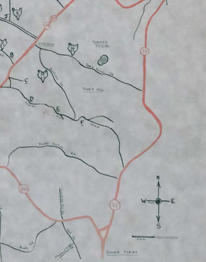 Millbrook Hunt Coverts And Fixtures Map