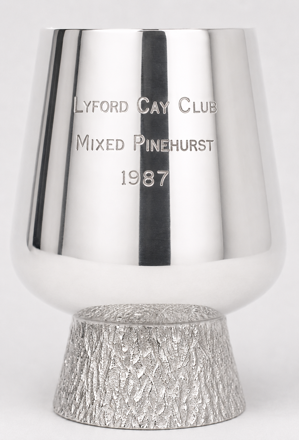 "Lyford Cay Club Mixed Pinehurst 1987 Regent Plate By Garrard & Co Trophy Cup"