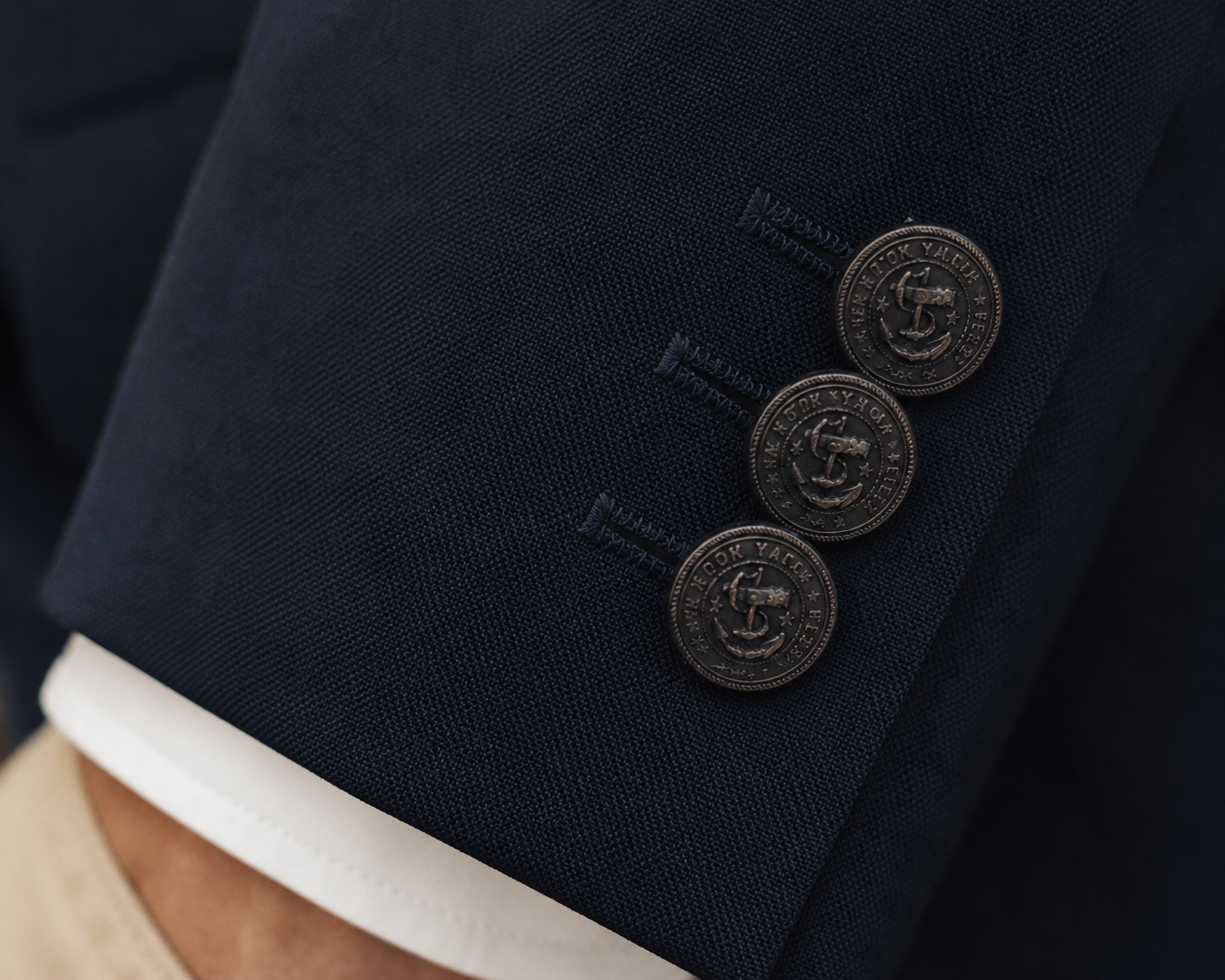 "Set x 6 New York Yacht Club Blazer Buttons"