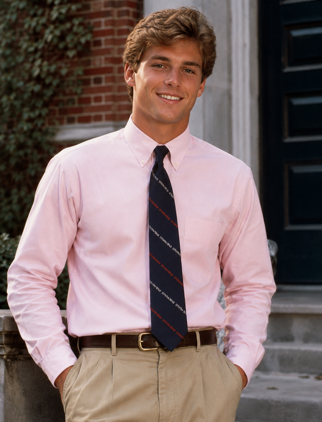 Chipp IITYWTMWYBMAD Navy Terelene Tie