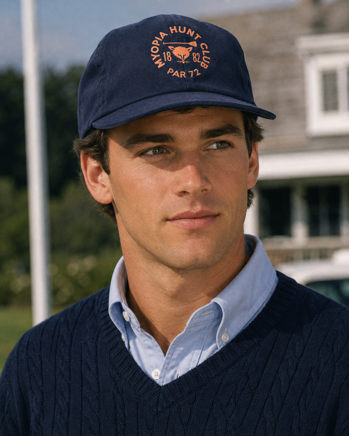 Myopia Hunt Club 1882 Par 72 Members' Navy Chino Cap (NWT)