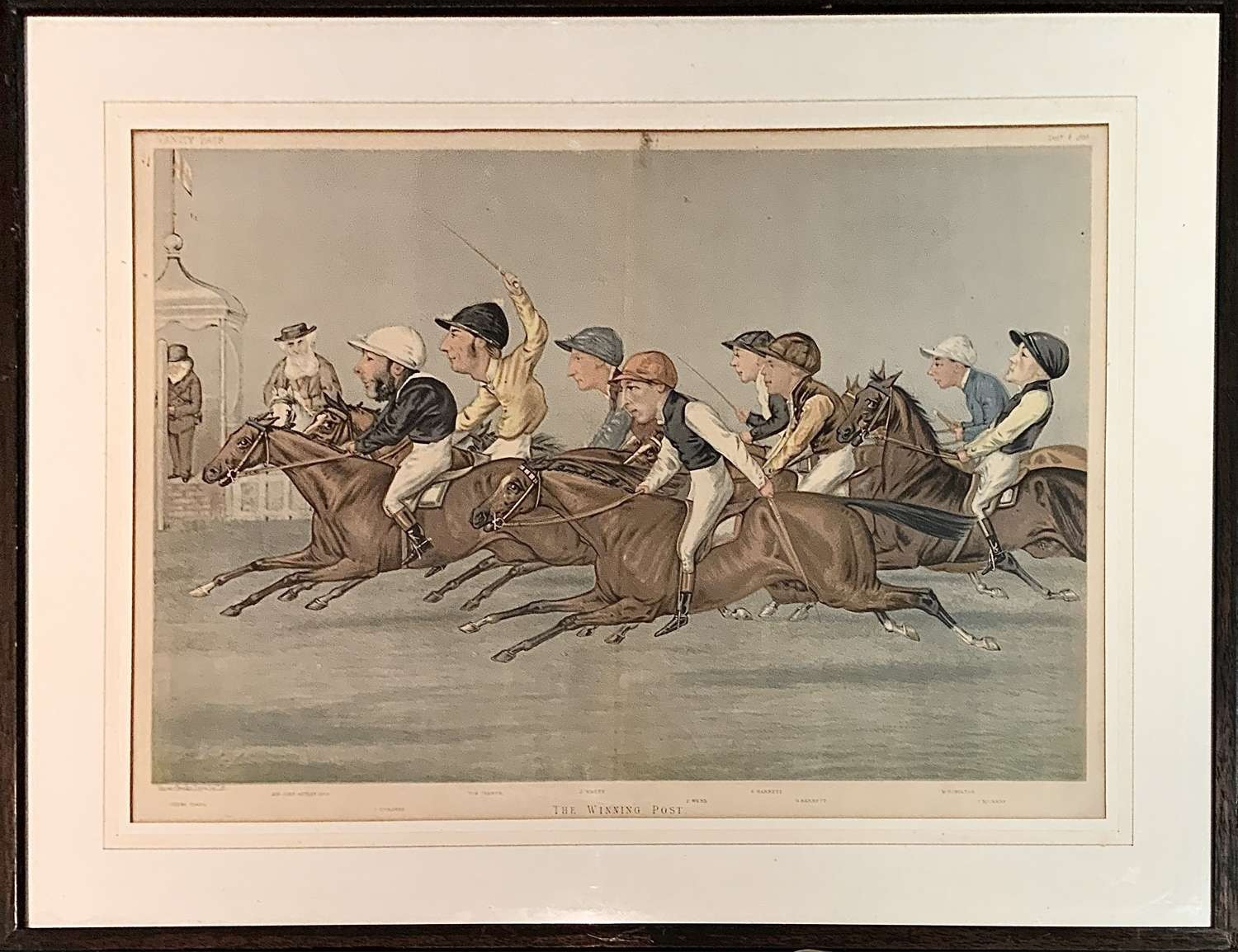 Vanity Fair Caricature “The Winning Post”