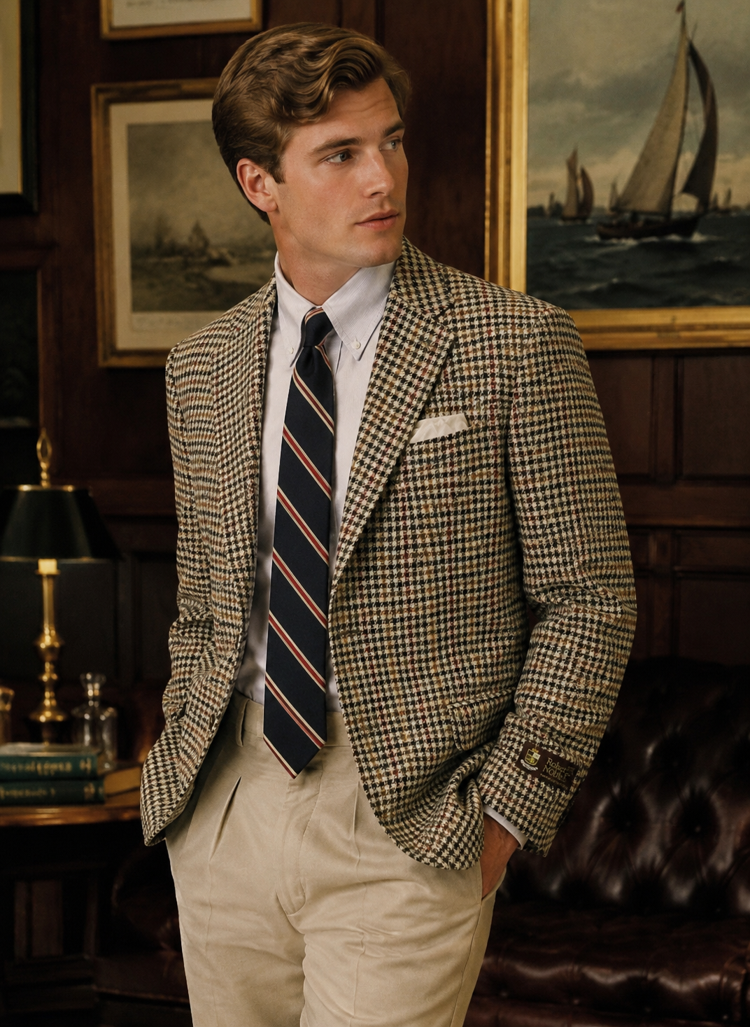 O'Connell's Robert Noble Sport Coat - Gun Club Check Sz 42L (NWT)