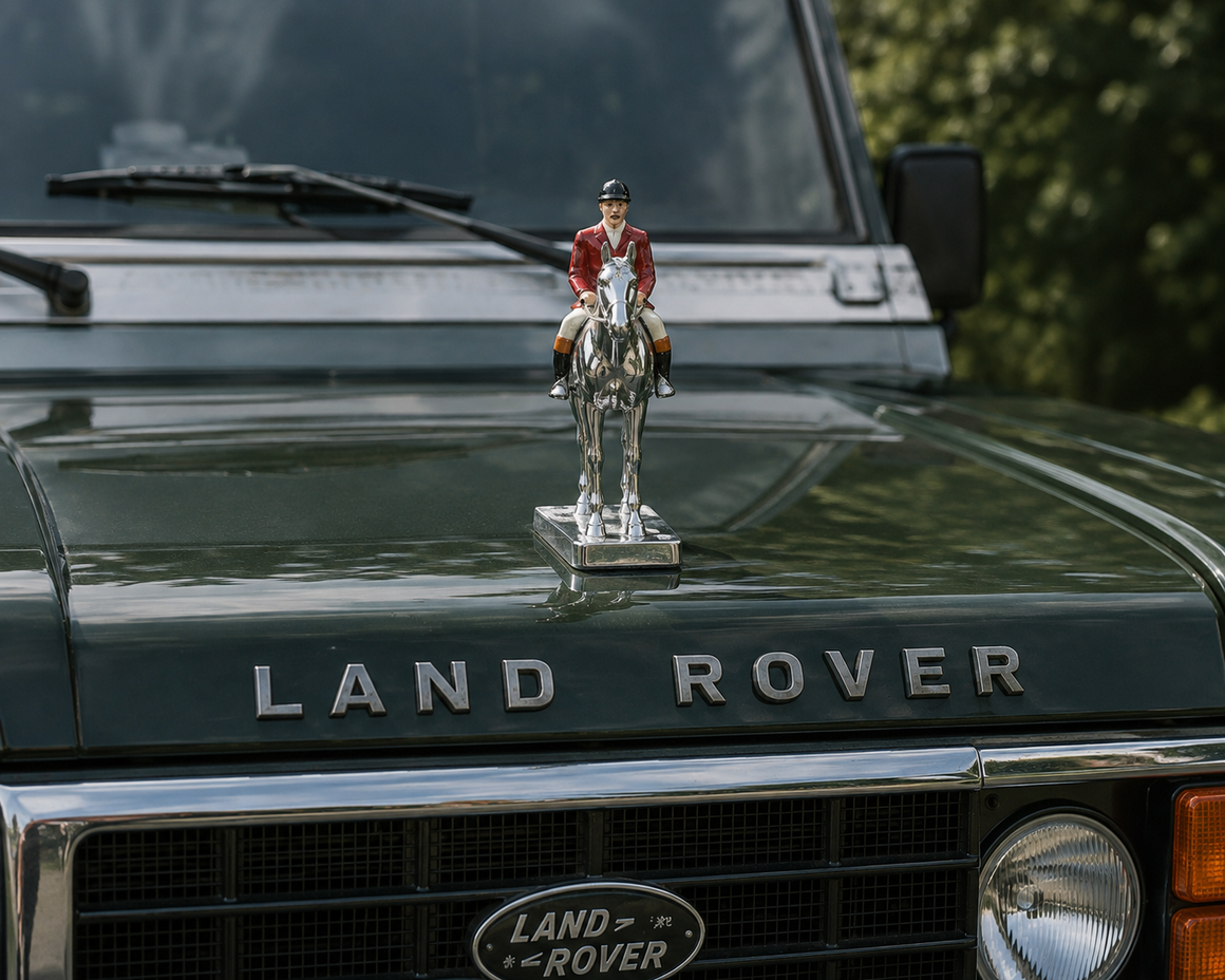 Lejeune Custom Enamel Painted MFH Car Mascot (SOLD)
