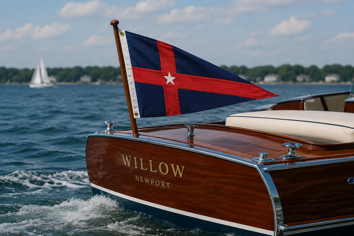 New York Yacht Club Burgee Pennant Flag