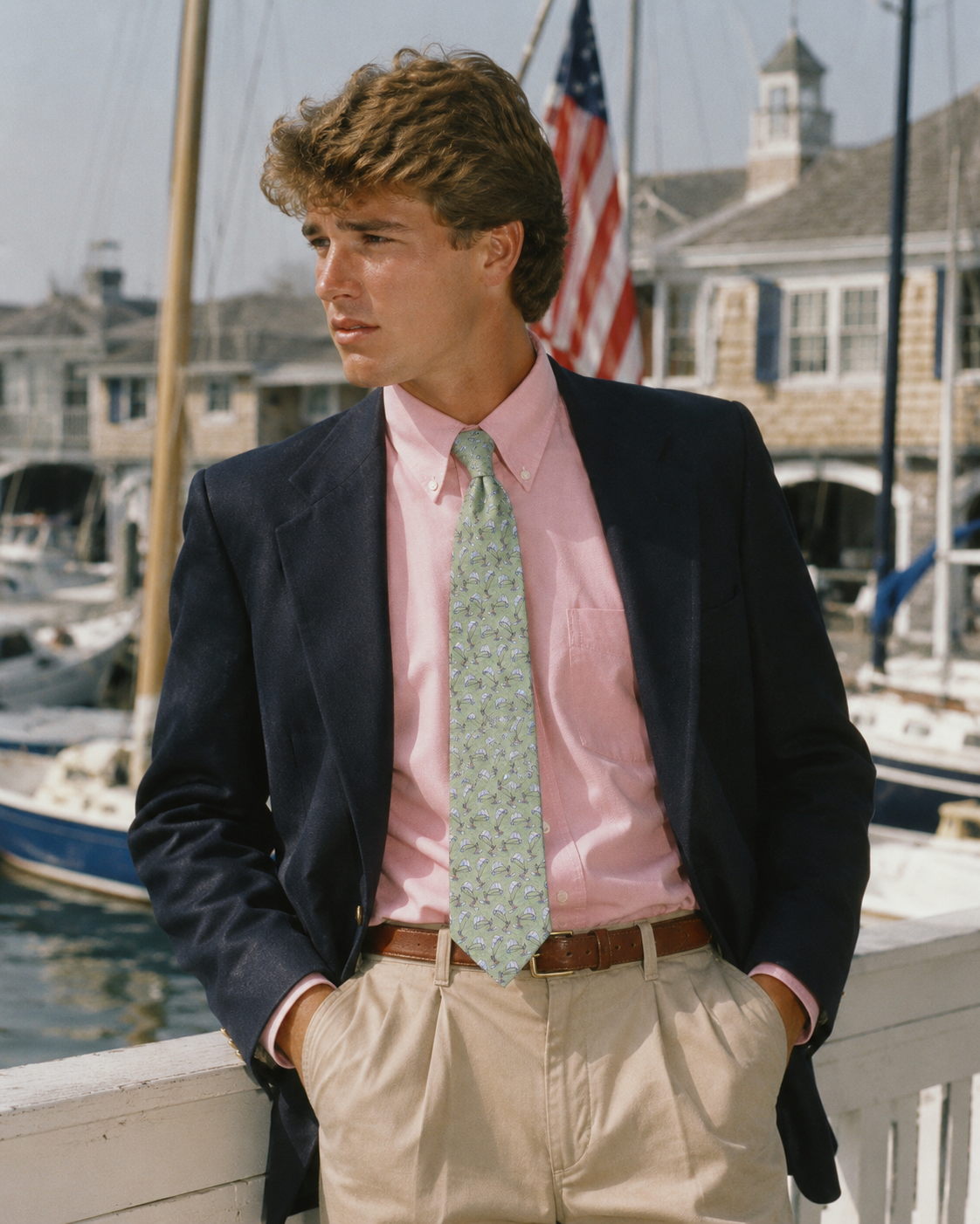 Vineyard Vines Kiteboarding Seafoam Green Silk Tie (NWT)