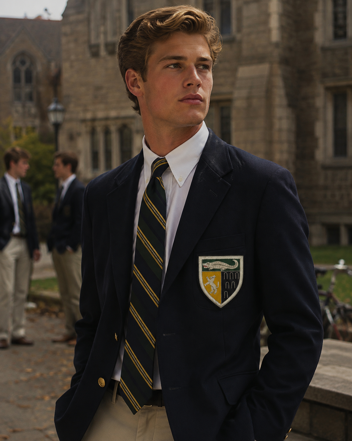 "J. Press x Yale School of Law Vintage Blazer Badge" (DEADSTOCK)