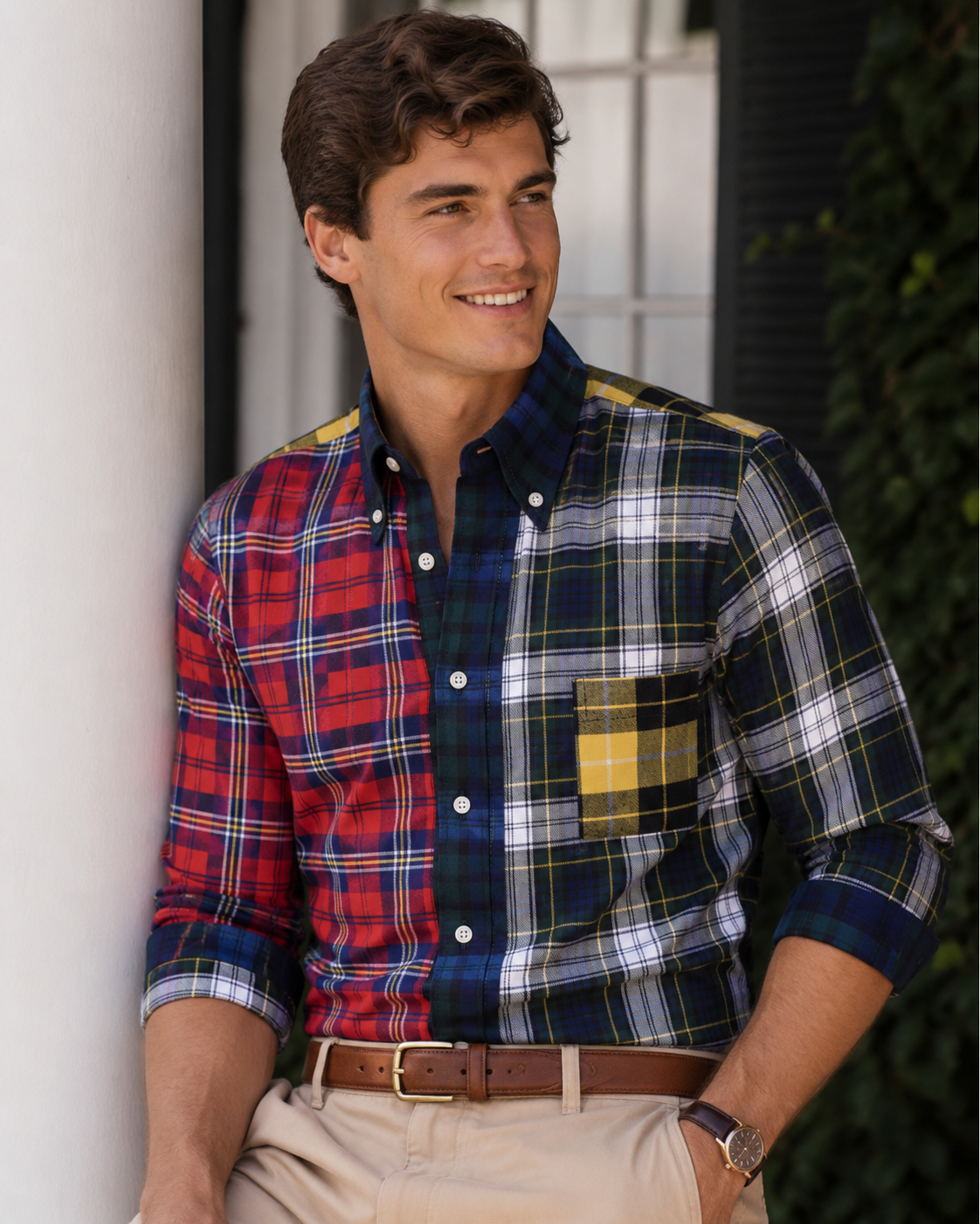 J. Press Tartan Fun Flannel Sport Shirt Sz XL (NWT)