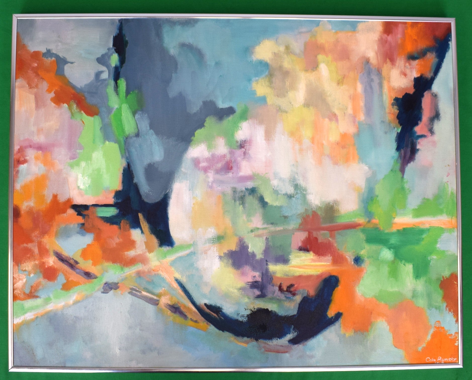 Abstract Composition by Celia D. Rumsey (1944-2012)