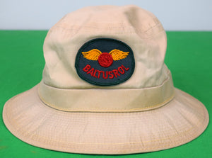 "Abercrombie & Fitch x Baltusrol Golf Club Tan Poplin Bucket Hat" (LNWOT)