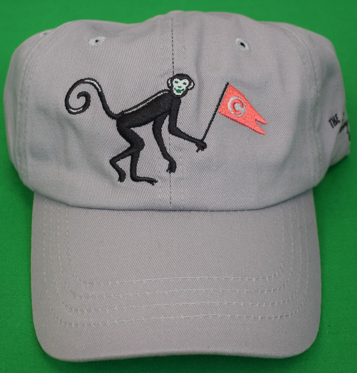 The Colony Hotel Palm Beach w/ Johnnie Brown Embroidered Mascot Pearl Grey Twill Cap (NWOT)