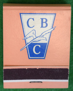 Coral Beach Club Bermuda Matchbook (UNSTRUCK)