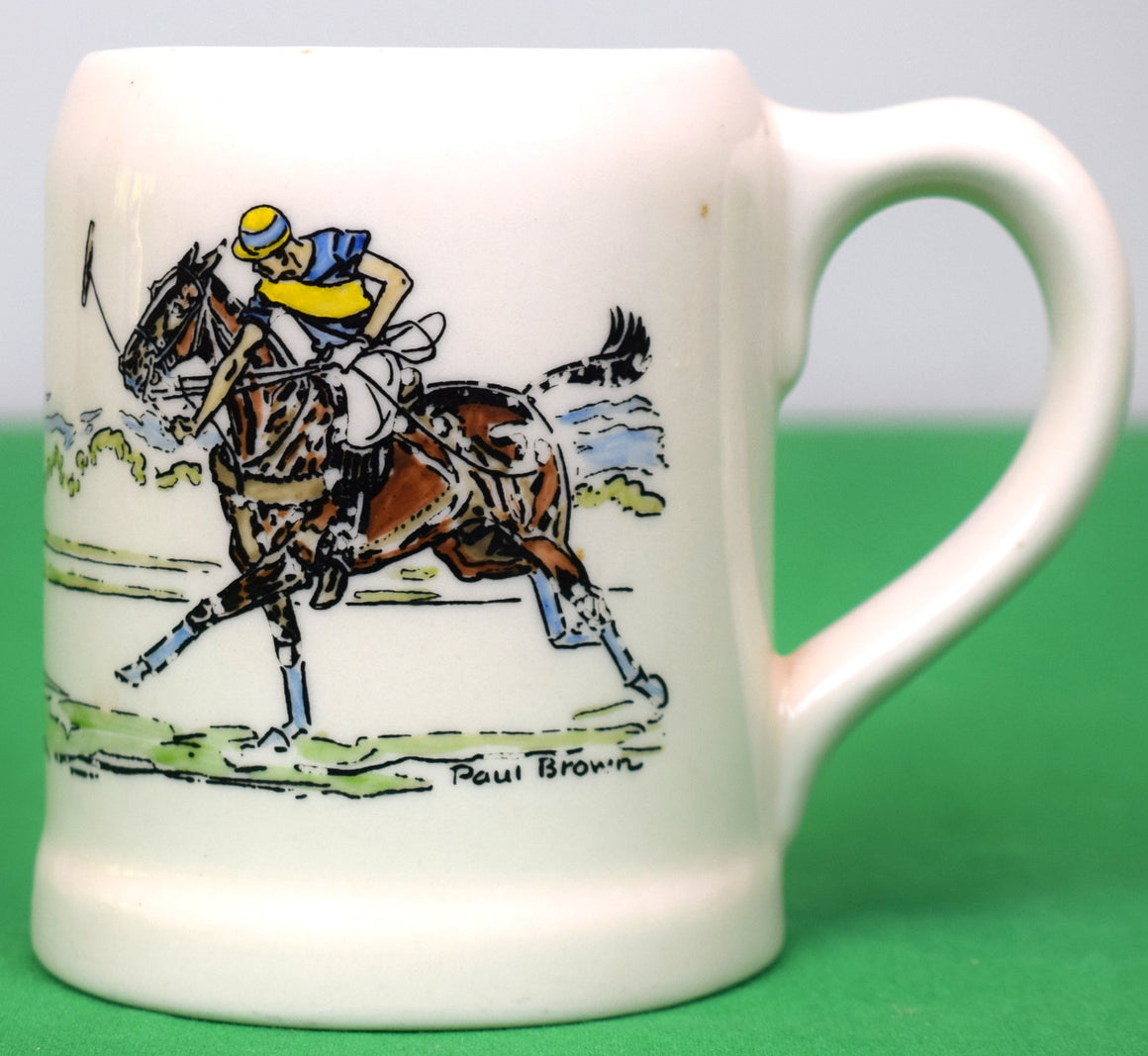 Paul Brown x Brooks Brothers Ceramic Mug w/ Polo Scene (SOLD)