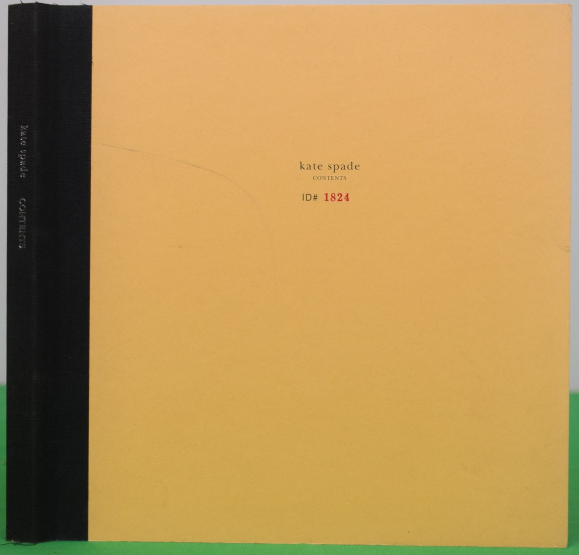 Kate Spade Contents: ID# 1824 (INSCRIBED)
