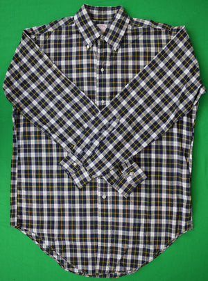 Brooks Brothers Dress Gordon Tartan BD Broadcloth Sport Shirt Sz: 15 1/2-R