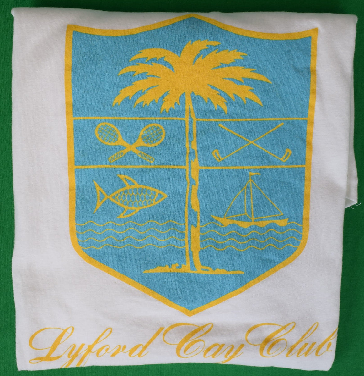 "Lyford Cay Club White S/S T-Shirt" Sz XXL/ 44 (NWOT)