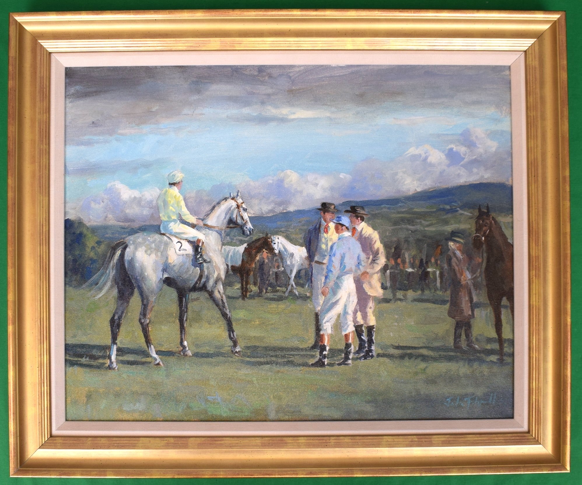 "Moods of Cheltenham" 2026 O/C by John Fitzgerald (Irish, B. 1976)