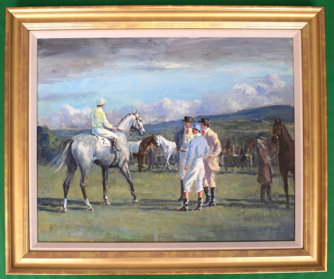 "Moods of Cheltenham" 2026 O/C by John Fitzgerald (Irish, B. 1976)