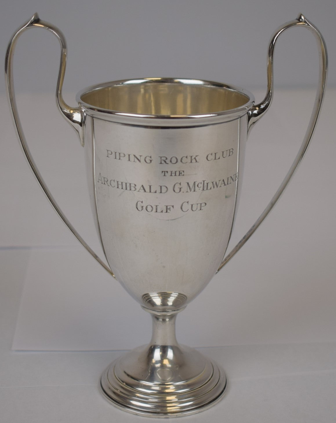 Piping Rock Club 1941 Sterling Silver Golf Trophy