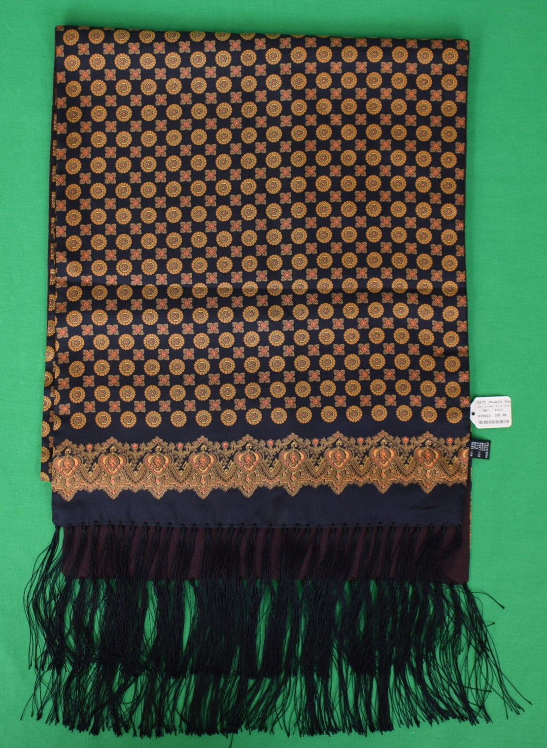 O'Connell's Reversible Ancient Madder Silk Foulard Scarf (NWT)