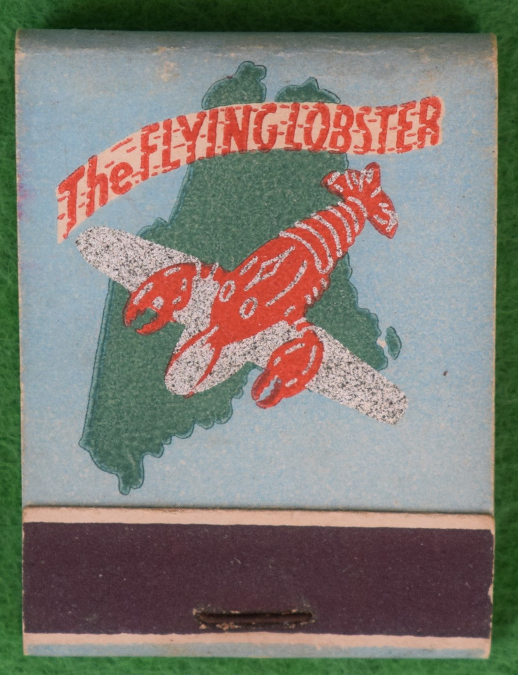"The Flying Lobster New York Restaurant Matchbook"