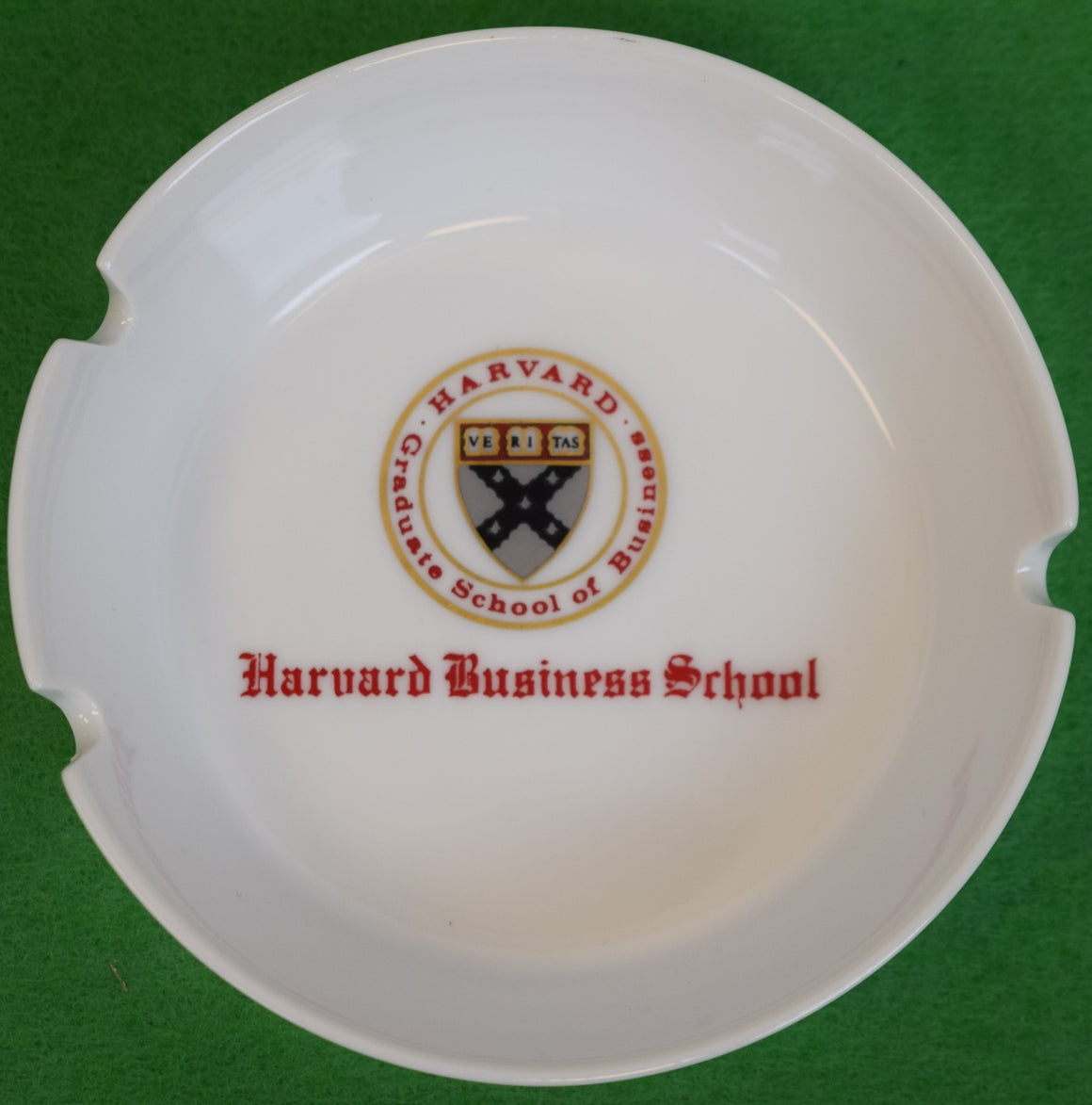 Harvard Graduate School Of Business Porcelain Ashtray