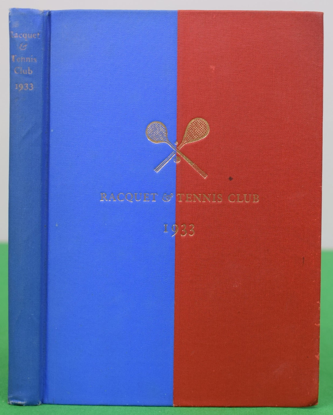 "Racquet And Tennis Club Book For 1933"