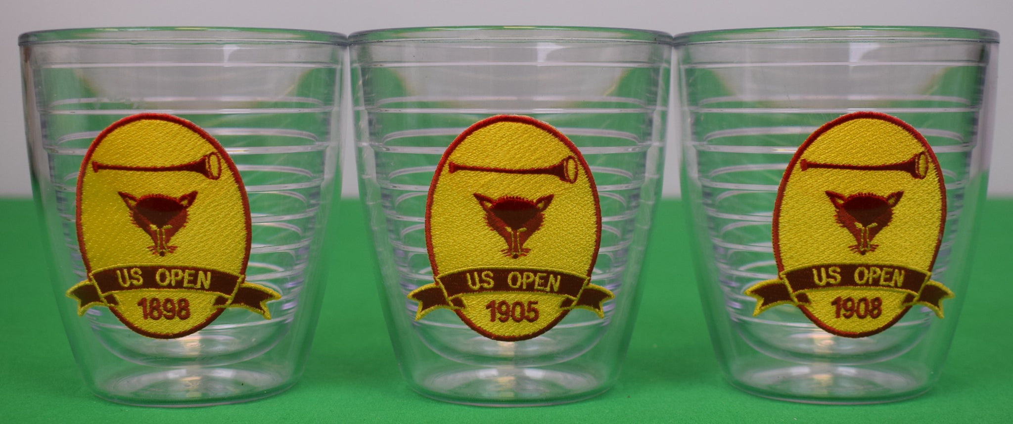 Set x 3 Myopia Hunt Club x US Open 1898/ 1905/ 1908 Tervis 12oz Tumblers