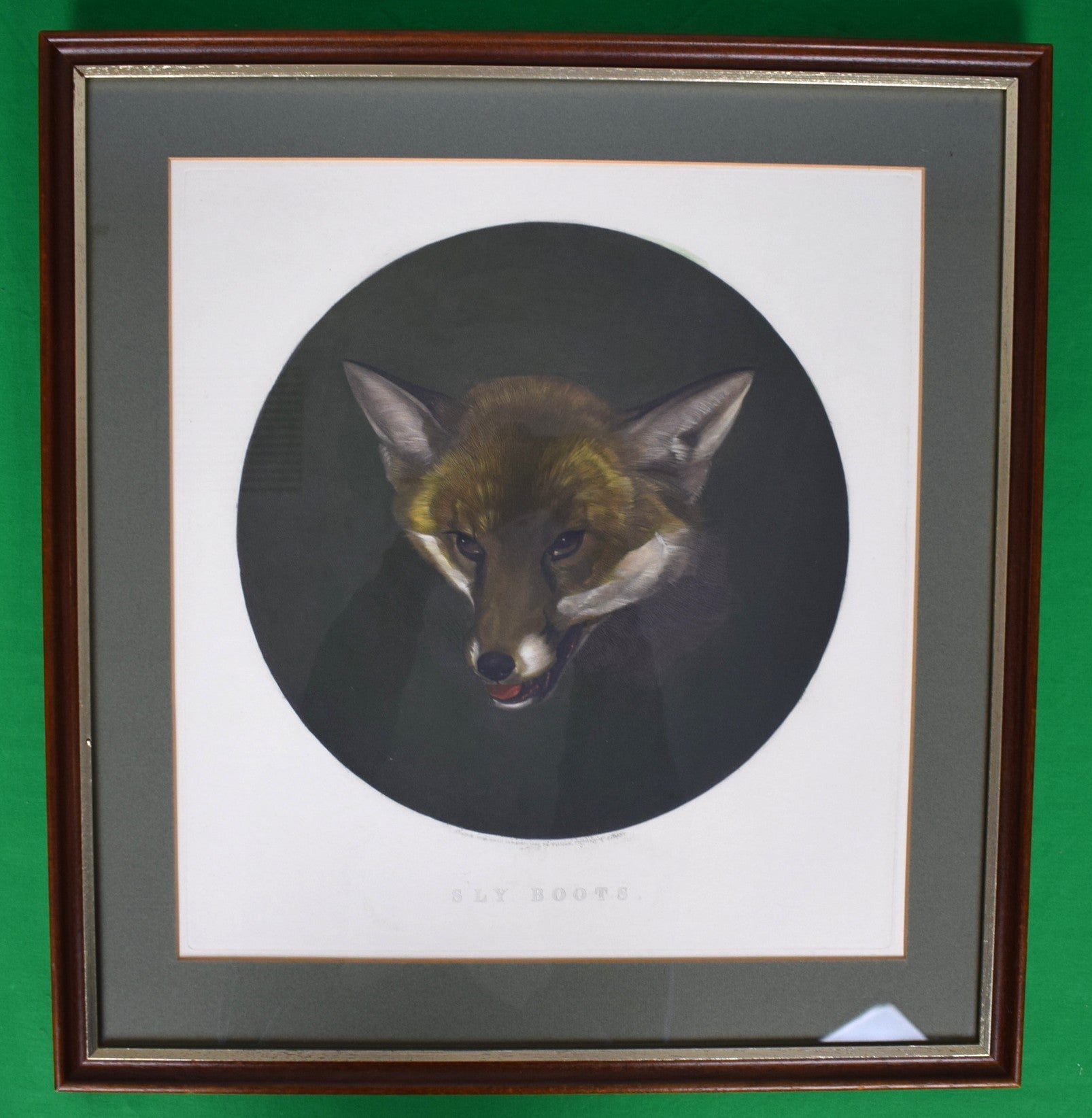 "Sly Boots" 1846 Hand Coloured Mezzotint by William Spooner (1796-1882)