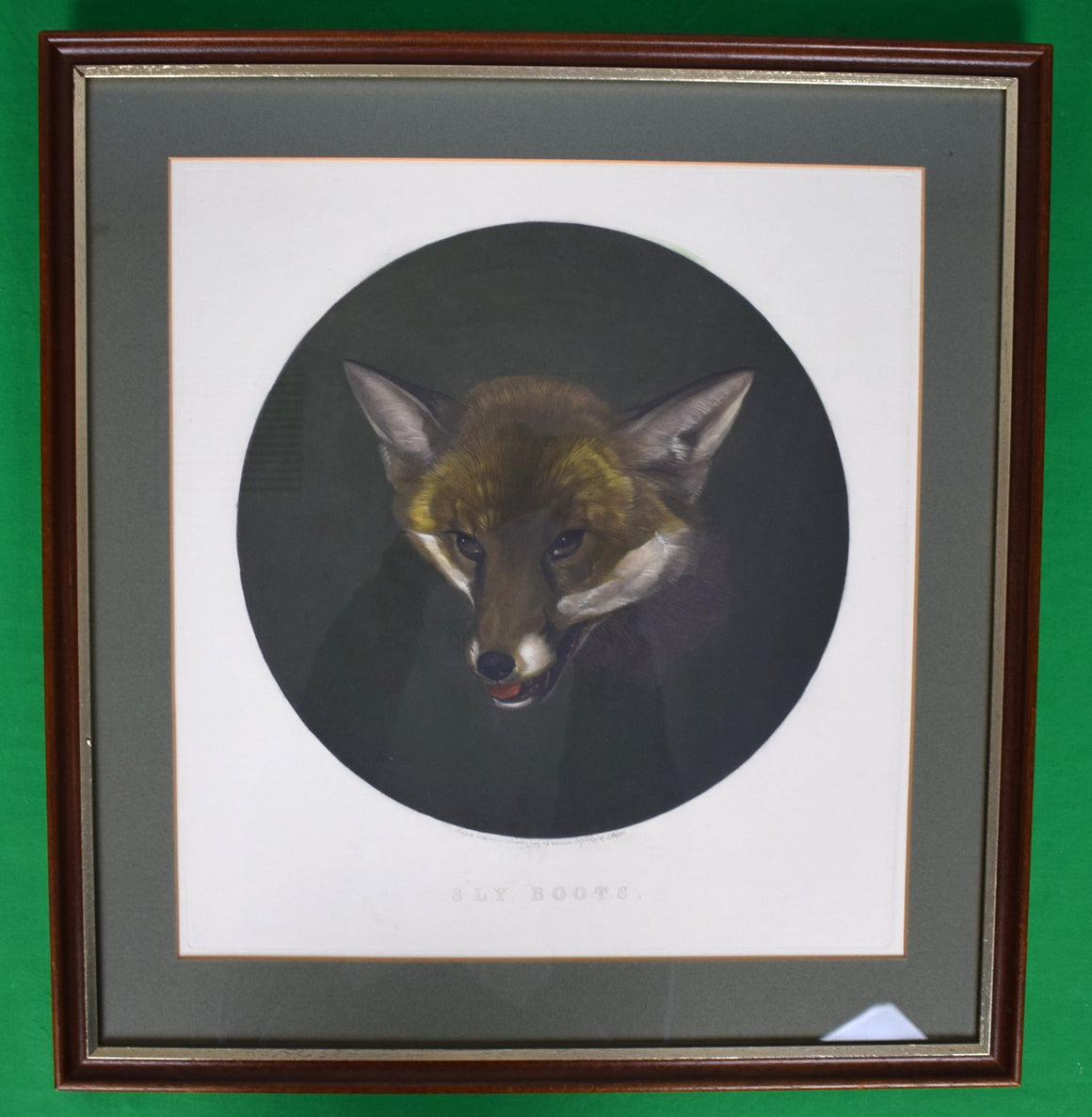 "Sly Boots" 1846 Hand Coloured Mezzotint by William Spooner (1796-1882)