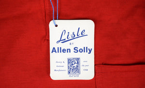 Brooks Brothers x Allen Solly Red Cotton Lisle S/S Sport Shirt Sz L (New w/ BB $11 Tag)
