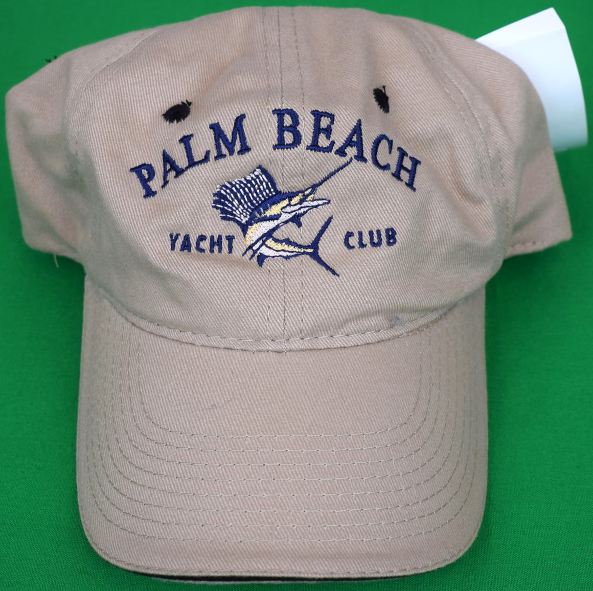 "Palm Beach Yacht Club Khaki Cap" (NWT)