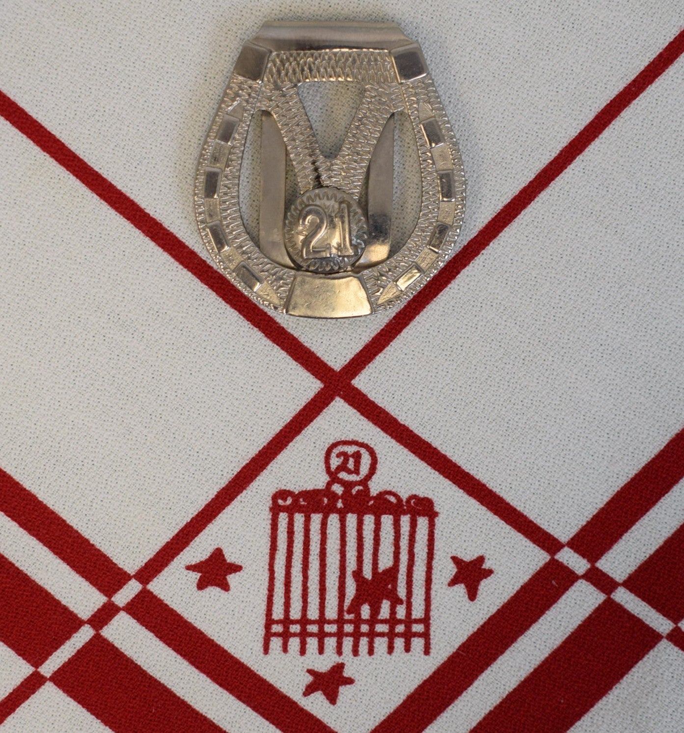 The "21" Club Silver Horseshoe Money Clip