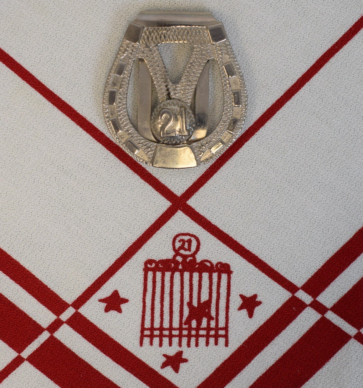 The "21" Club Silver Horseshoe Money Clip