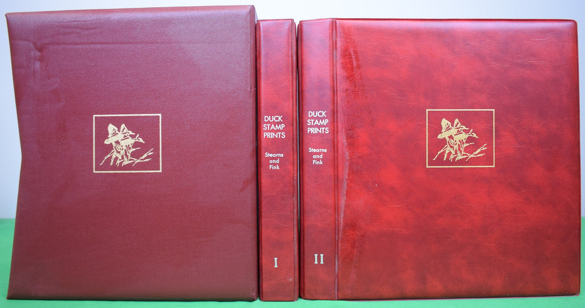 "Duck Stamp Prints: Volumes I & II" 1985 STEARNS, Jean Pride and FINK, Russell