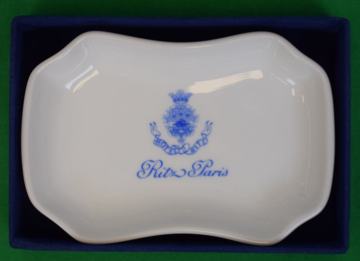 "Hotel Ritz Paris Porcelaine Ashtray/ Trinket Dish" (New w/ Box)