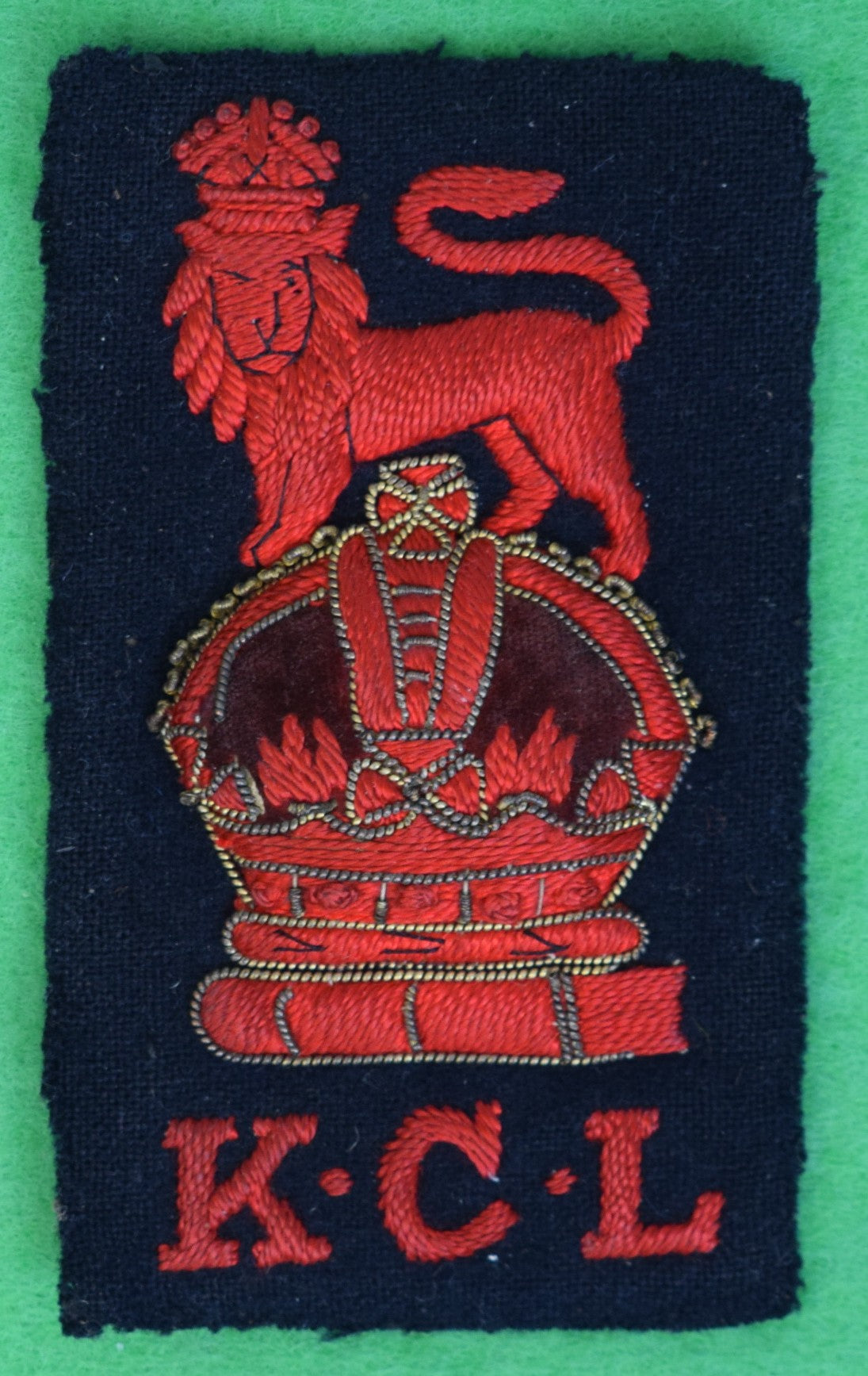 King's College London Felt/ Bullion Blazer Badge