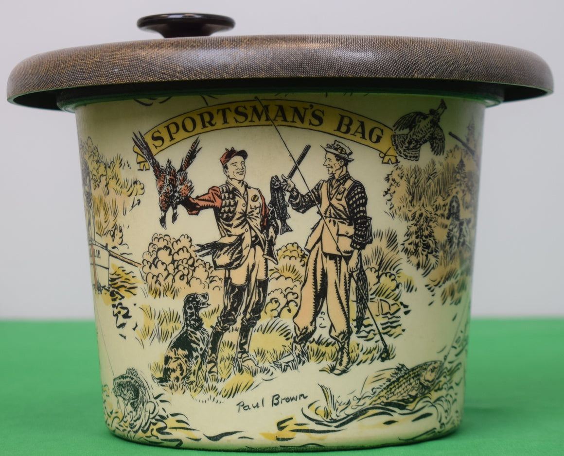 Sportsman's Bag Resin Ice Bucket by Paul Brown