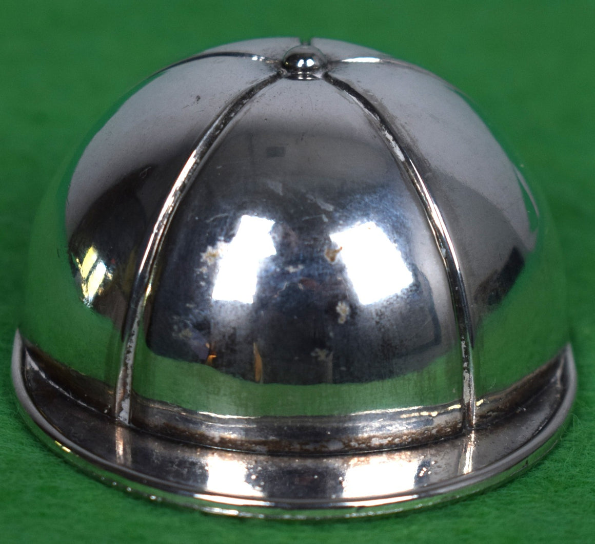 Silver Plate Jockey Cap Bottle Opener