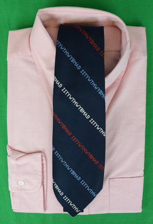 "Chipp IITYWTMWYBMAD Navy Terelene Club Tie"