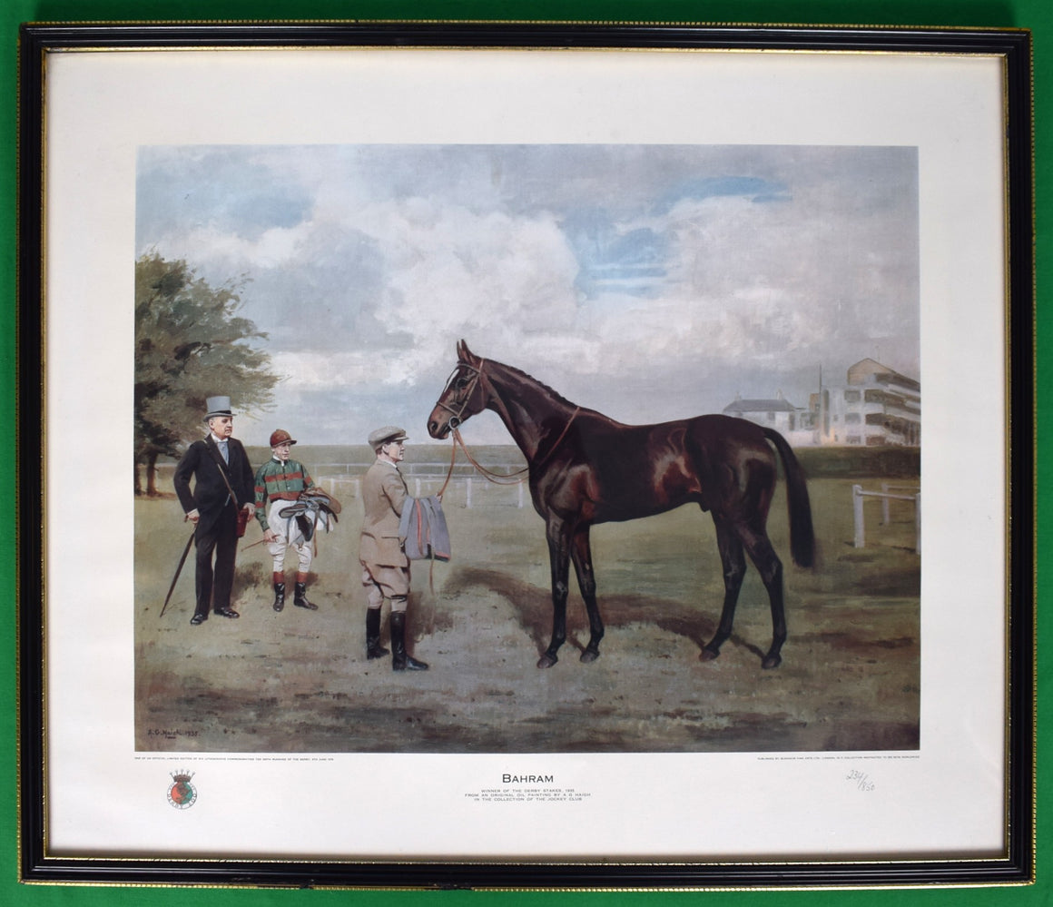 Bahram Winner Of The Derby Stakes, 1935 by A.G. Haigh (1870–1963) Provenance: The Susie Hilfiger Collection