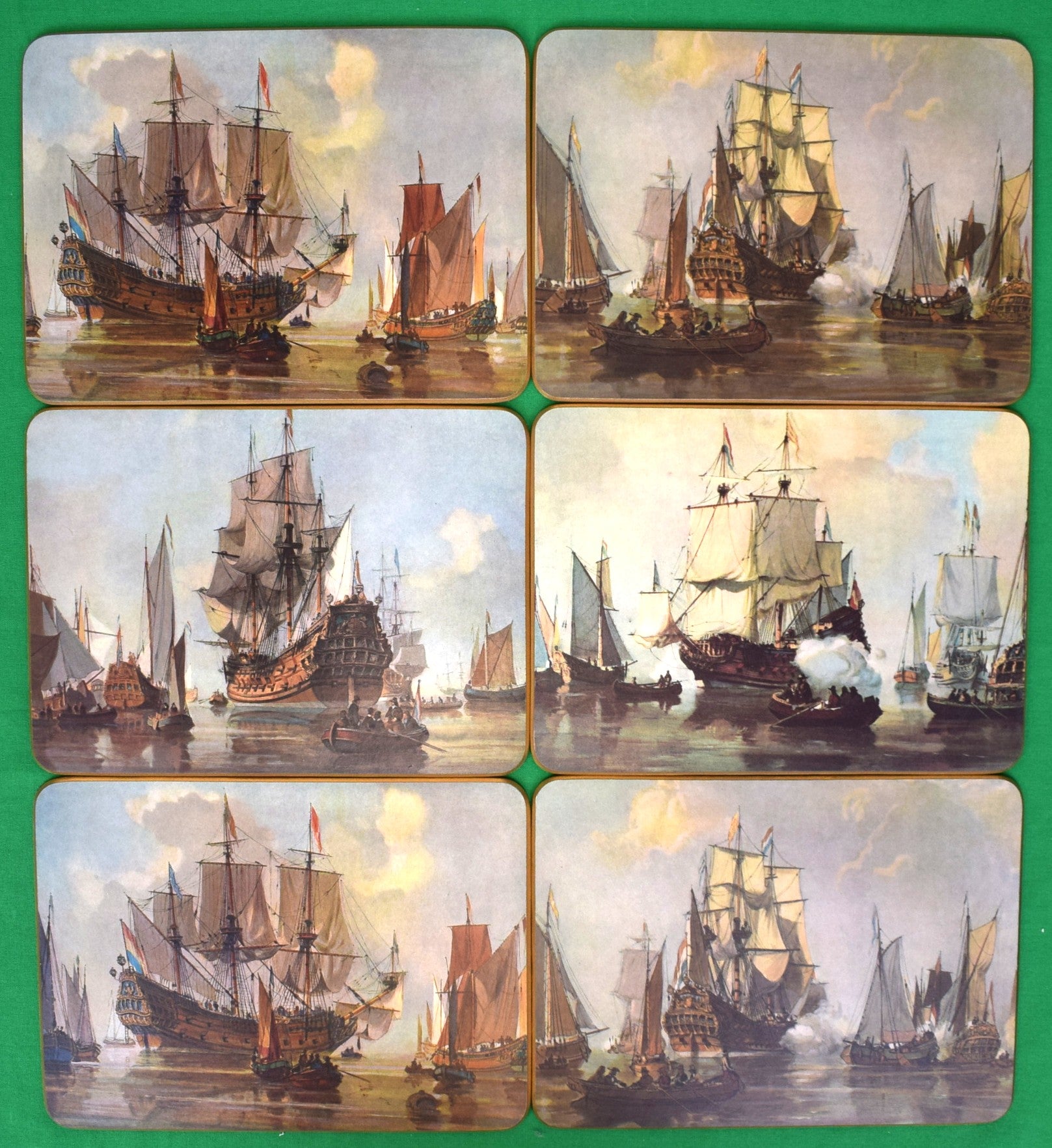 "Brooks Brothers Box Set x 6 Flagships Placemats" (NWT)