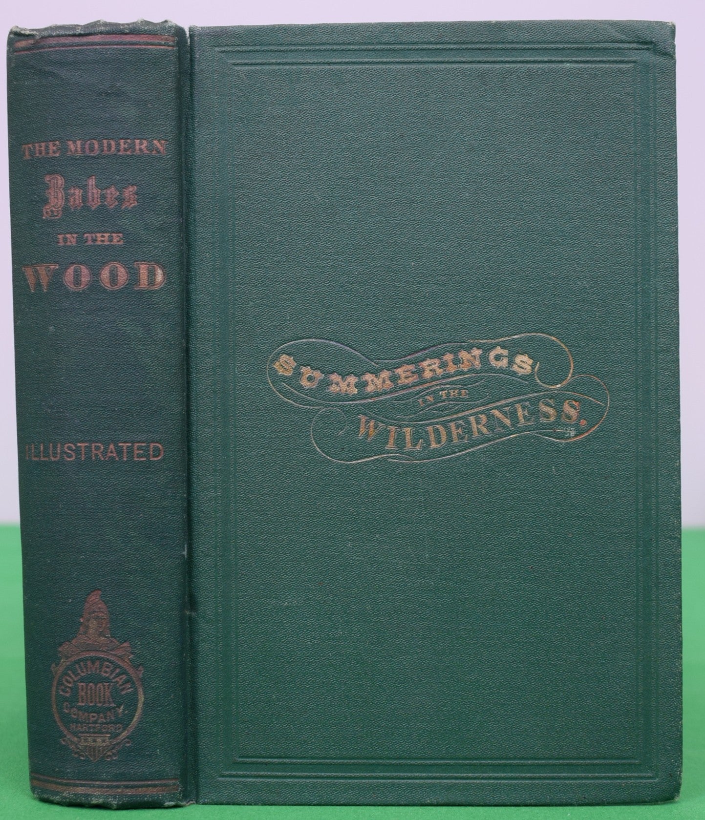 "The Modern Babes in the Wood or Summerings in the Wilderness; To Which Is Added A Reliable and Descriptive Guide to the Adirondacks." 1872 WALLACE, E.R.