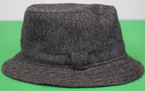 "The Andover Shop Char Gray Herringbone English Tweed Hat" Sz M (LNWOT)