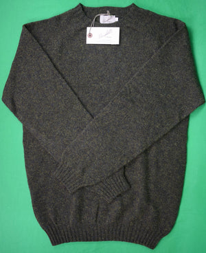 "Campbell's Of Beauly Pineshadow Scottish Shetland Crewneck Sweater" Sz L (NWT) (SOLD)